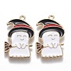 Halloween Theme Alloy Enamel Pendants ENAM-J649-03LG-1