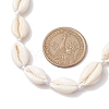Bohemia Natural Cowrie Shell Beaded Necklaces NJEW-JN04784-03-3