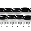 Natural Black Onyx Agate Beads Strands G-NH0019-C05-11-5