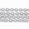 Tarnish Resistant 304 Stainless Steel Cable Chains CHS-H009-04P-1