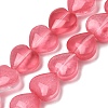 Transparent Glass Beads Strand GLAA-F112-03A-2