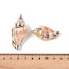 Natural Conch Shell Big Pendants SSHEL-N038-26-3