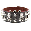 Punk Style Imitation Leather Bangles WG28DDA-16-1