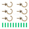 16Pcs 2 Style Zinc Alloy Hook Hanger FIND-SW0001-04AB-1