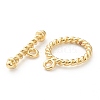 Brass Toggle Clasps KK-P200-06G-2