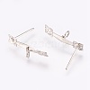 Iron Stud Earring Findings IFIN-K038-05P-1