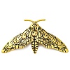 Moon Phase Moth Alloy Brooch Pin JEWB-Z031-06AG-2