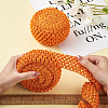 2 Rolls 2 Sizes Polyester Elastic Ribbon EW-TA0001-02G-6