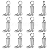 12Pcs Brass Charms ZIRC-BC00001-27P-1