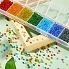 1400Pcs 7 Colors Glass Seed Beads SEED-YW0001-81-4