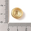 Rack Plating Brass & Cubic Zirconia Pendants KK-Z047-07G-A-RS-3