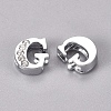 Alloy Slide Charms PALLOY-WH0066-21G-1