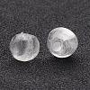 Handmade Silver Foil Glass Beads FOIL-R054-18-2