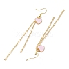 Alloy Enamel Dangle Earrings EJEW-JE06024-4