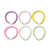 6Pcs 6 Color Polymer Clay Heishi Surfer Stretch Bracelets Set BJEW-JB09732-02-4