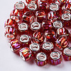 Transparent Resin European Beads RPDL-Q023-A-B04-1