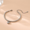 Stainless Steel Charm Bracelets for Woman PW-WG5C5DA-02-1