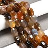 Natural Agate Beads Strands G-F781-A02-01-2