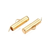 Iron Slide On End Clasp Tubes IFIN-R212-1.6cm-G-2