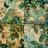 24Pcs 12 Styles Leaf Scrapbook Paper Pad PW-WG0560D-01-4