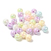 UV Plating Rainbow Iridescent Acrylic Beads PACR-K003-02A-2