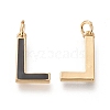 Brass Enamel Pendants KK-R139-03L-2