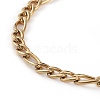 Women's 304 Stainless Steel Figaro Chains BJEW-JB05840-01-2