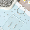 1000Pcs 10 Styles CCB Plastic Beads CCB-PA0001-07-3