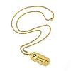 Constellation 304 Stainless Steel Micro Pave Clear Cubic Zirconia Wheat Chain Pendant Necklaces for Women Men LS-NJEW-U007-01C-2