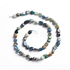 Natural Chrysocolla and Lapis Lazuli Beads Strands X-G-D0002-B18-2