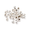 Glossy Brass Round Spacer Beads KK-WH0055-01S-1