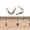 Tarnish Resistant Stainless Steel Bead Tips X-STAS-R061-01-2