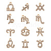 Zinc Alloy Pendants ALRI-FW0001-03G-2