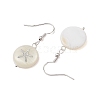 Natural Freshwater Shell Dangle Earring EJEW-JE05914-5