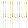 20 Sets Long-Lasting Plated Brass Chain Extender KK-UN0006-17-1