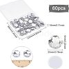 Fingerinspire 1 Box 60Pcs Self-Adhesive Acrylic Rhinestone Stickers DIY-FG0001-84A-2