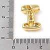 Brass Micro Pave Clear Cubic Zirconia Pendant KK-Z046-01G-I-3