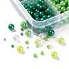 DIY 10 Grids ABS Plastic & Glass Seed Beads Jewelry Making Finding Beads Kits DIY-G119-01G-2