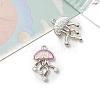 Jellyfish Platinum Alloy Pendants PW-WGE540B-02-1