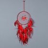 Woven Net/Web with Feather Hanging Ornaments PW-WG0DA7B-04-1