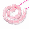 Natural Rose Quartz Beads Strands G-S345-8x11-014A-2