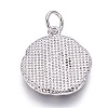 Brass Enamel Pendants KK-O113-03P-A-2
