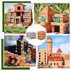 Olycraft 2 Colors Polymer Clay Mini Wall Bricks AJEW-OC0005-03A-6