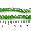 Baking Electroplate Glass Beads Strands DGLA-A039-J10mm-B11-4