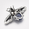 Natural Lapis Lazuli Brooches/Pendants G-S353-08D-3