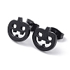 304 Stainless Steel Stud Earrings for Halloween EJEW-H136-07EB-1