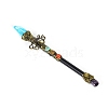 Natural Quartz & Metal Octopus Magic Wand PW-WG37353-04-1