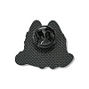 Black Alloy Brooches JEWB-G036-04D-2