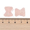 Frosted Transparent Acrylic Beads X1-OACR-P029-20B-02-4