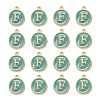 Golden Plated Alloy Enamel Charms ENAM-S118-05F-2